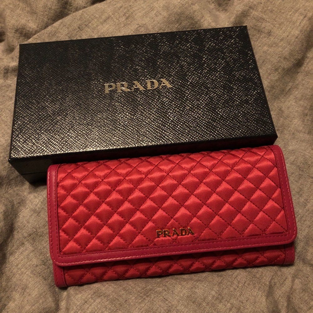 NEW Prada Quilted Wallet